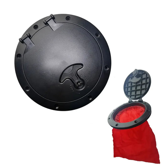 6 8 Inch Kayak Boat Twist-N-Seal Hatch Cover Retrofit Kit Marine ABS Kayak Deck Plate With Storage Bag