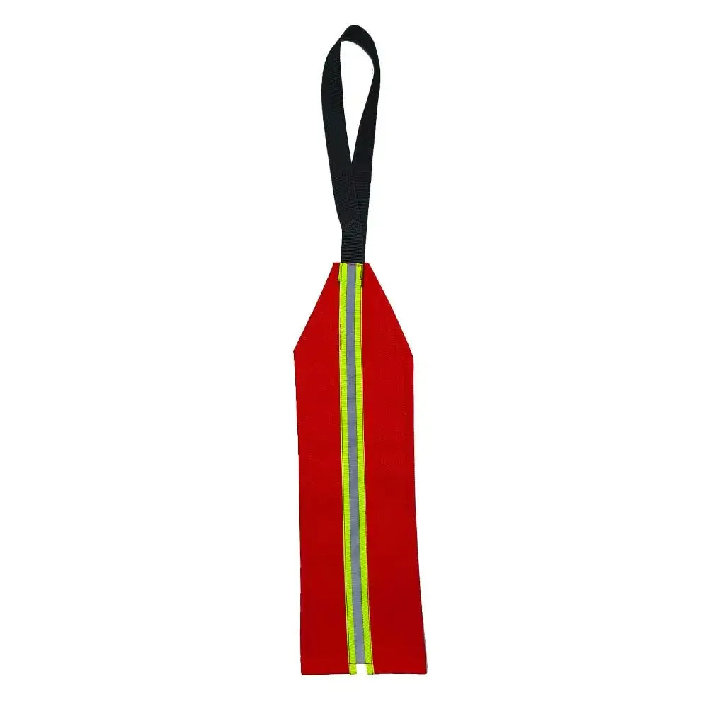 Safety Travel Flag for Kayak Canoe Red Warning Flag with Webbing for Kayak SUP Towing Canoes Truck Safety Accessories Kit