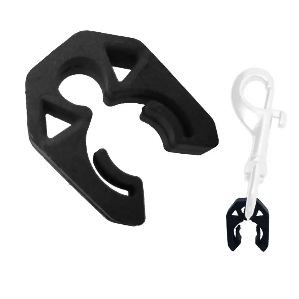 Diving Quick Release Pipe Clip Buckle Hose Holder Clip BCD Hose Second Stage Fixed Hook Pressure Gage Hanging Parts Hose Clip