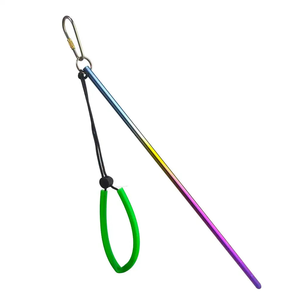 Titanium Scuba Diving 350mm Titanium Alloy Dividing Lobster Stick Pointer Rod With Lanyard Underwater