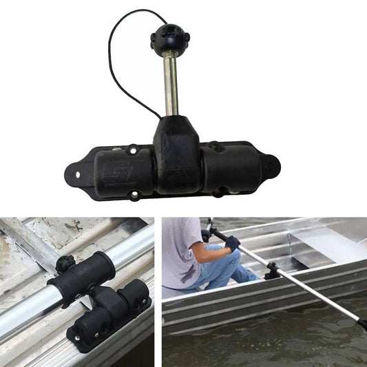 Rowlock Fitting Iron Boat Paddle Oar Lock Dinghy Rafts Rowing Boats Paddle Mount Holder Aluminum Wooden Boat Paddle Bracket