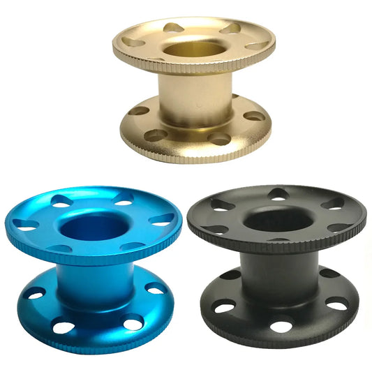 3 Colors Aluminum Scuba Diving Finger Spool