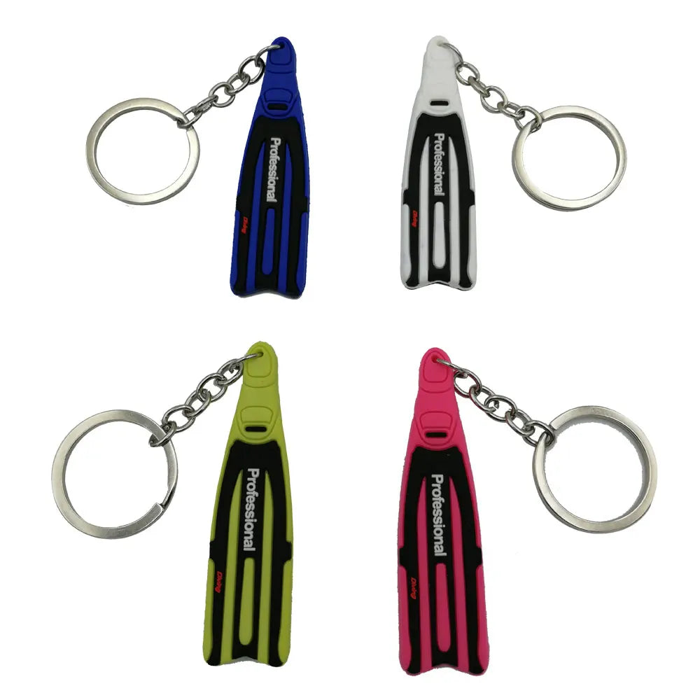 4Colors Mini Scuba Diving Fin Key Chain