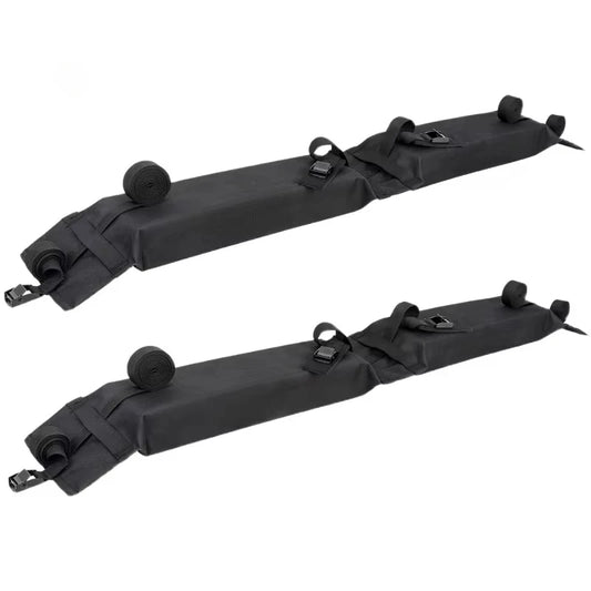 Universal Padded Soft Car Roof Rack Cross Bars Space Saving Protection Luggage Rack For Cars Top Luggage Carrier Rails Load 75kg