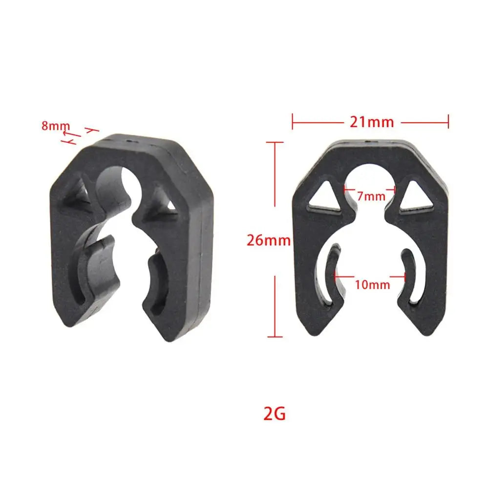 Diving Quick Release Pipe Clip Buckle Hose Holder Clip BCD Hose Second Stage Fixed Hook Pressure Gage Hanging Parts Hose Clip