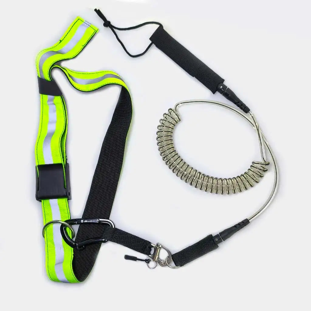 Surfboard sup Quick Release Recoil Waist Leash Surf Board Leg Foot Rope Stay on Board Elastic Cord for Shortboard Paddleboard