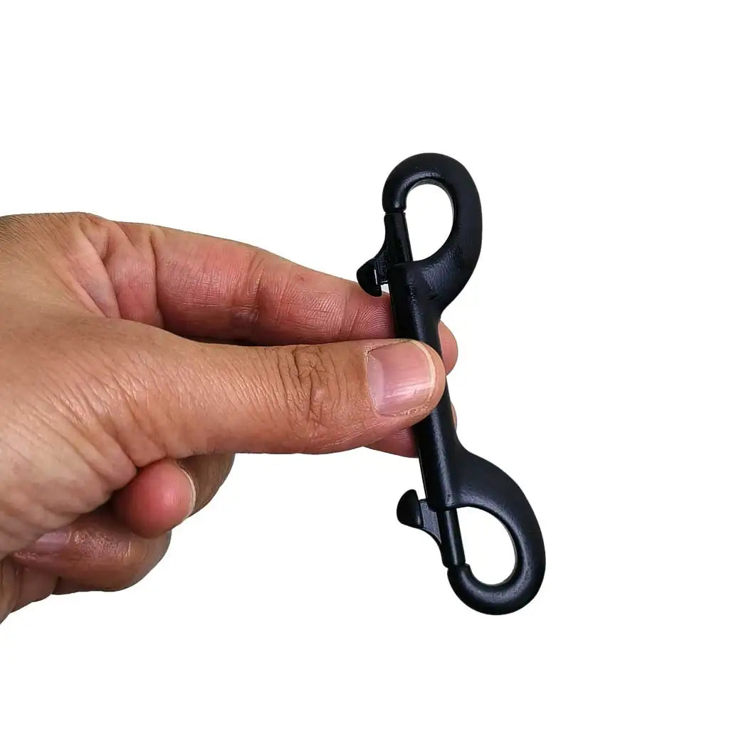 316SS Scuba Diving Double Ended Hook Quick Link Carabiner Double Ended Bolt 100mm BCD Snap Hook Clip