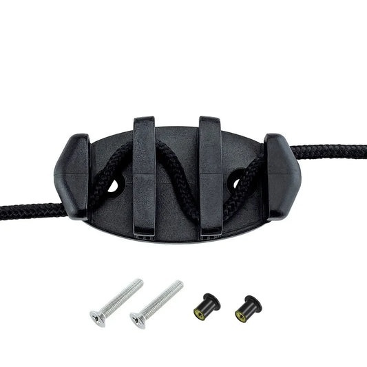 Marine Nylon Plastic Marine Zig Zag Anchor Trolley Cleat Rope Device Kayaks Canoes Boat Decks Replacement Rowing Accessories