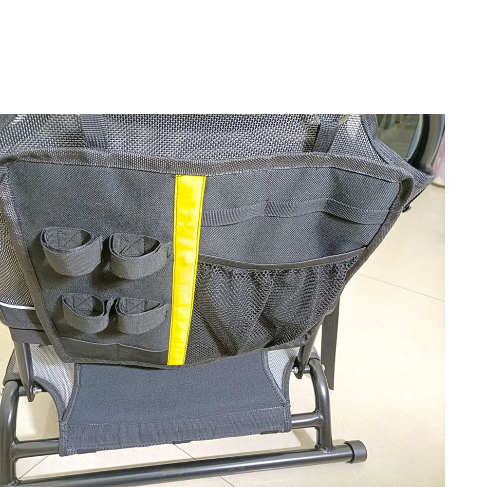 Convinient Kayak Chair Tools Storage Bag with Fishing Rod Holders Kayak Canoe Dinghy Accessories Storage Bag for Seat