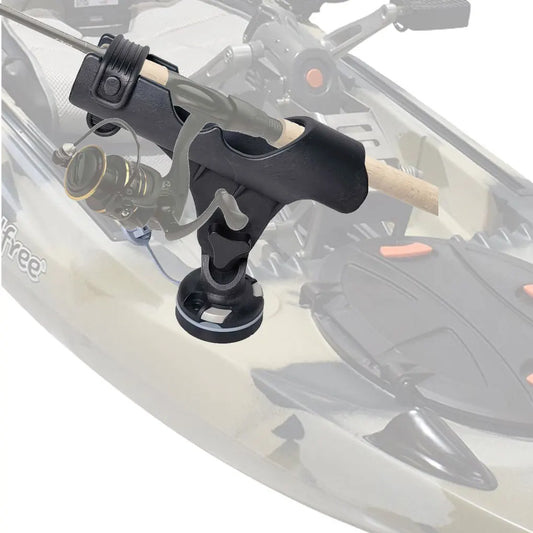 Kayak Fishing Rod Holder Universal Fit Kit Allows for 360-degree Adjustment Canoe Draft Fishing Boat Powerlock Rod Holder