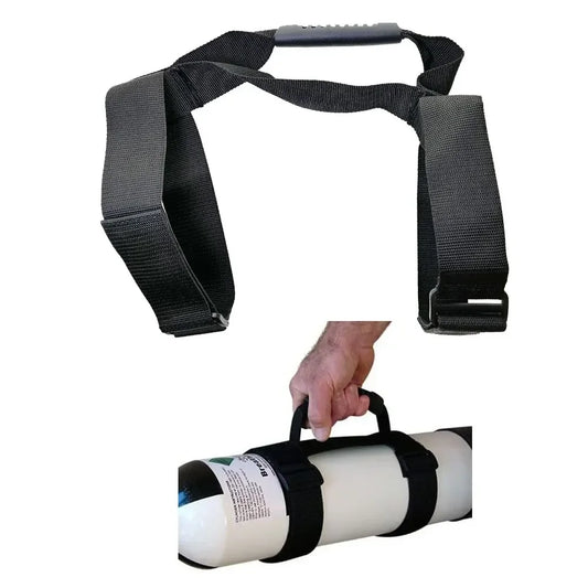 Universal Scuba Diving Dive Tank Carrier with Shoulder Strap Dive Cylinder Holder Strap Easy Attach Carry Transport Strap Handle