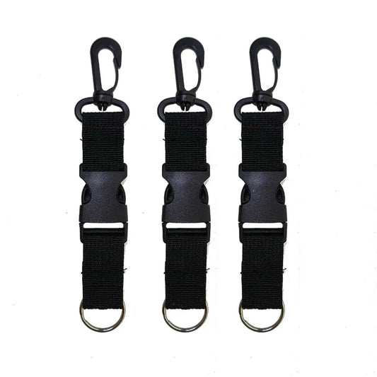 Scuba Diving Quick release Lanyard Clip  Spearfishing Free Diving BCD Webbing Lanyard Holder Strap