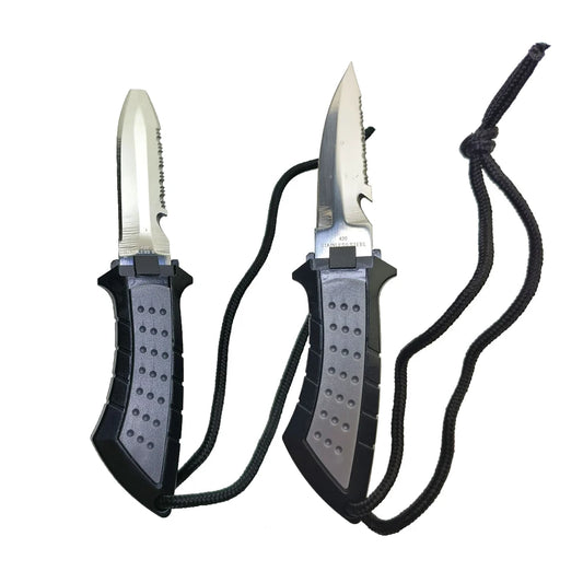 420 Stainless Steel Scuba Diving Boating Low Volume Stainless Steel Blunt Tip BCD Knife BC Point Knife