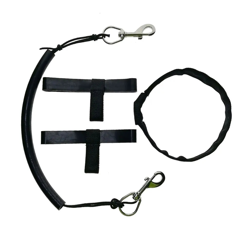 Scuba Tank Cylinder Stage Bottle Rigging Sidemount Strap with Clamp and stainless steel Clips