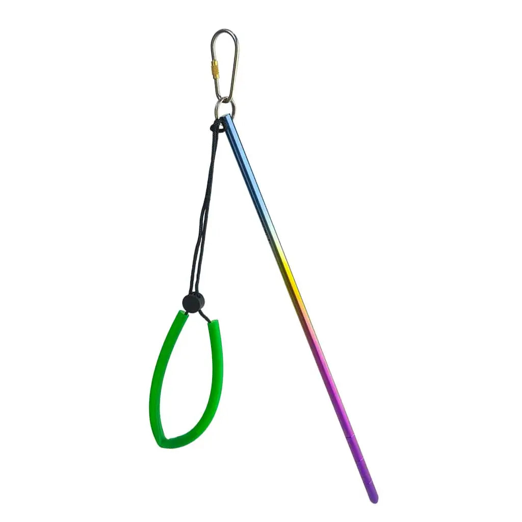 Titanium Scuba Diving 350mm Titanium Alloy Dividing Lobster Stick Pointer Rod With Lanyard Underwater