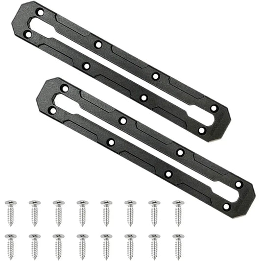 Kayak Track Base Low Profile Kayak Gear Rail Mount Track with Smooth Surfaces for Canoe Kayak Power Boat Tractor