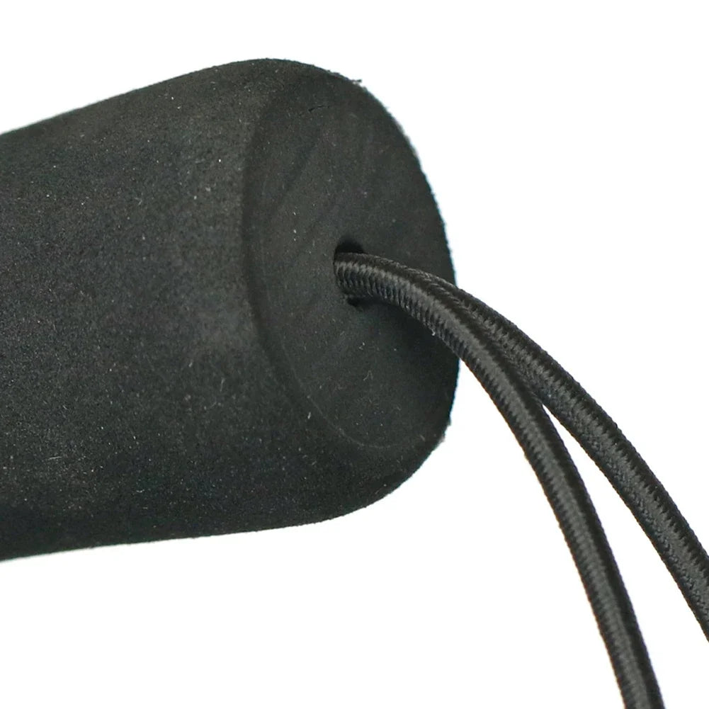 Fishing Net Soft Silicone Fish Landing Net Aluminium Alloy Pole EVA Handle with Elastic Strap and Carabiner Fishing Nets Tools