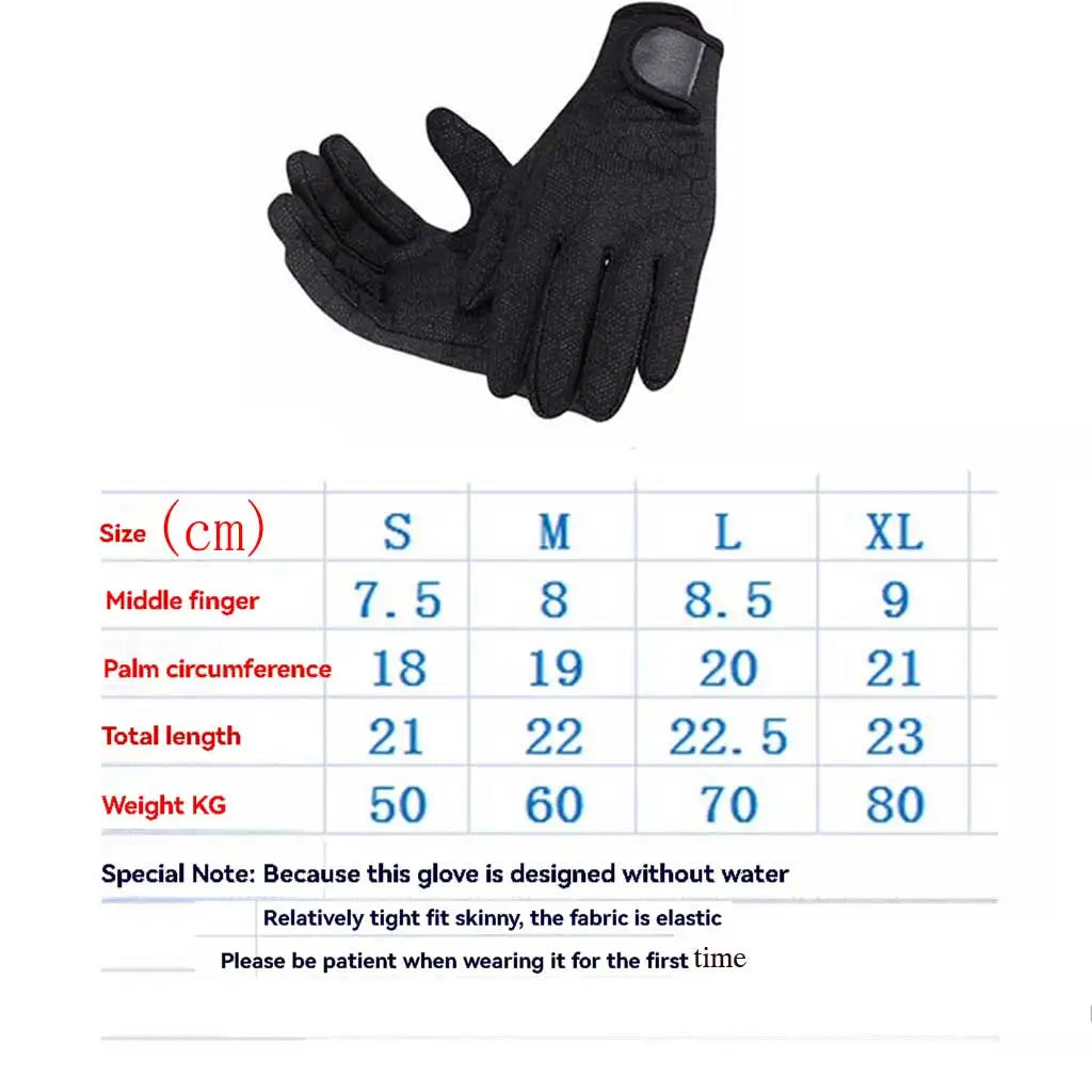 1.5mm Wetsuit Gloves Diving Gloves Thermal Anti-slip Scuba Gloves for Men Women Snorkeling Water Skiing Swimming Surfing Fishing