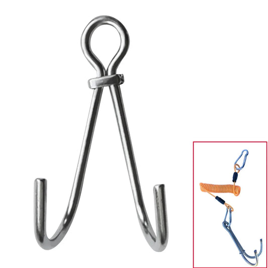 13.5cm Scuba Dive Reef Double Hook Safety Gear