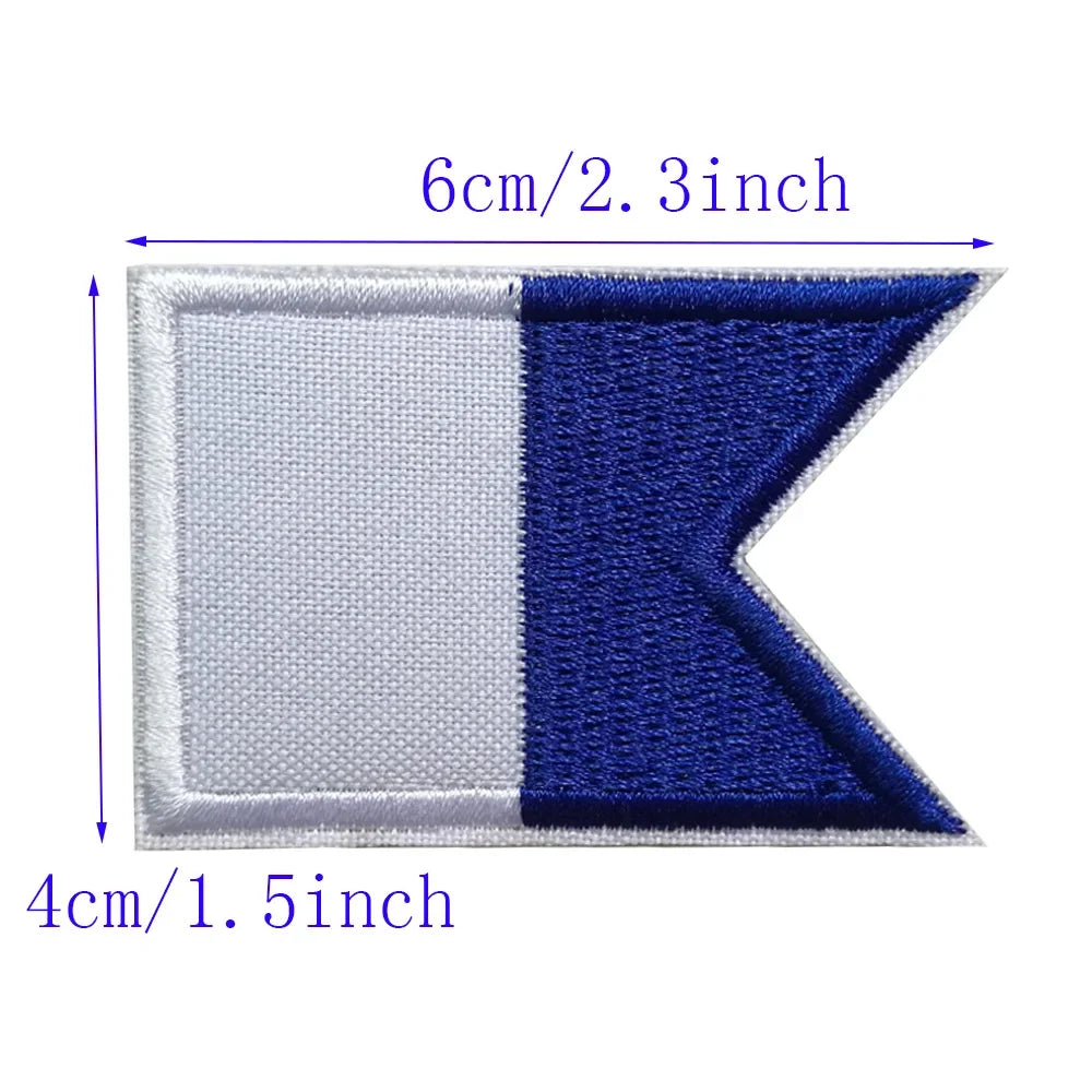Scuba Diving Flag Embroidered Patch
