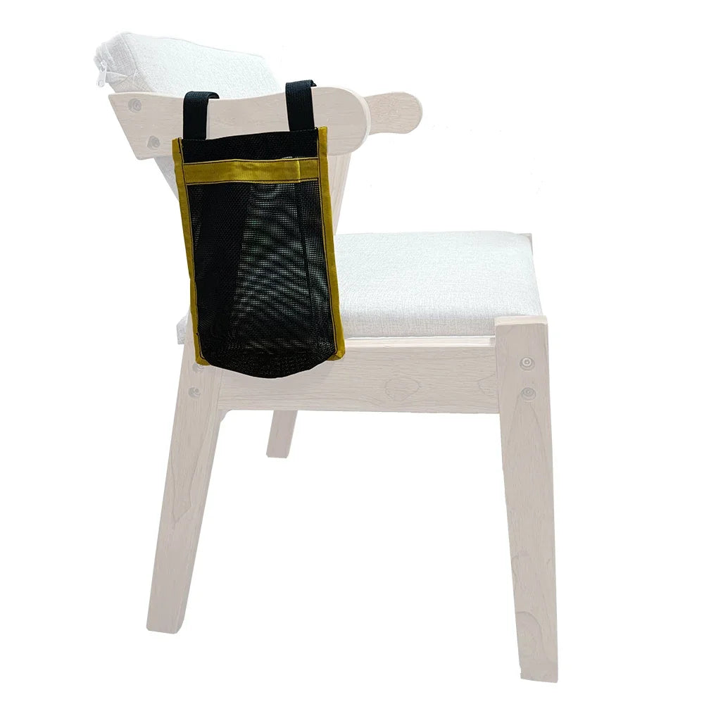 Dock Marine Boat Fishing Handrail Mesh Bag Camping Seat Rail Watercup Bag Swimming Beach Chair Rail Storage Bag